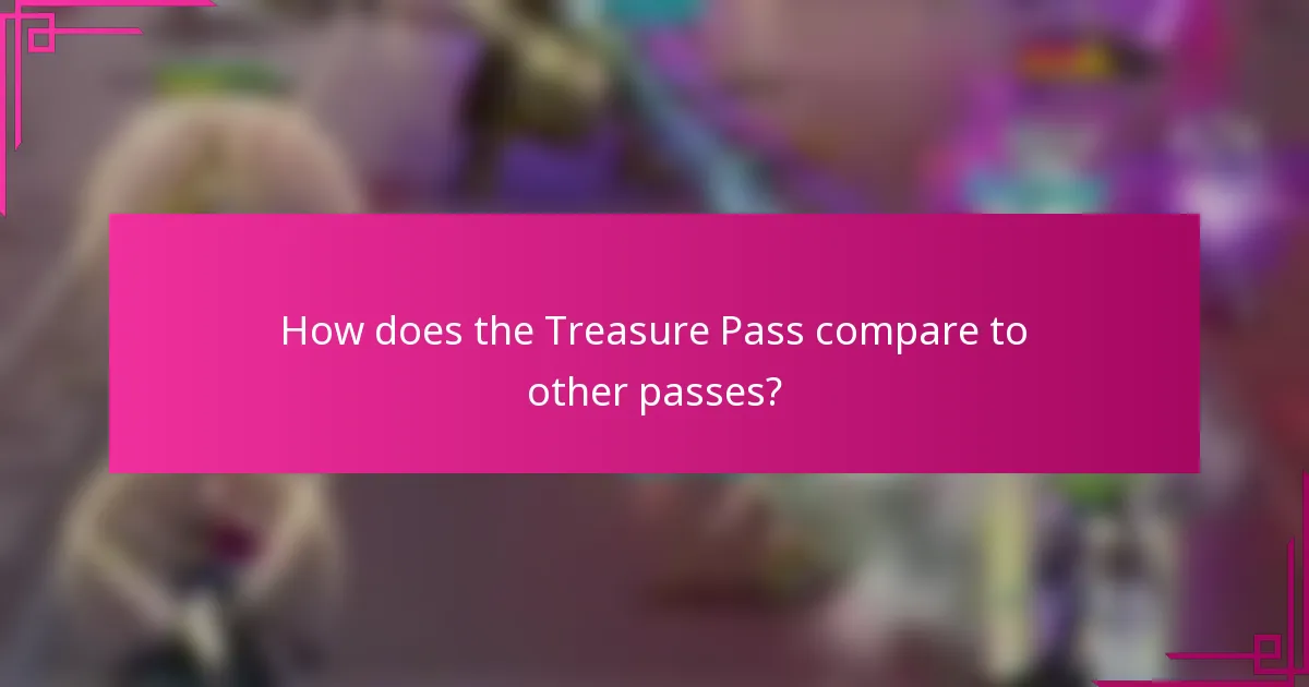 How does the Treasure Pass compare to other passes?